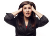 Sad businesswoman