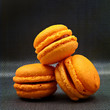 délicieux macarons à l'orange