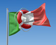 Italian crisis concept