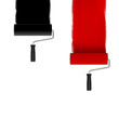 Farbrollen schwarz rot