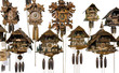 various cuckoo clocks