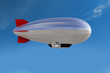 Illustration: Zeppelin als Werbefläche Zeppelin als Werbefläche