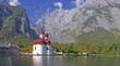Foto: Die Postkarte - Königssee-Bartholomä-Watzmann Die Postkarte - Königssee-Bartholomä-Watzmann