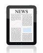 Illustration: News On Tablet PC News On Tablet PC