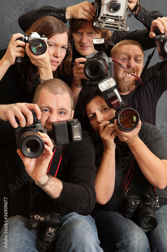Photo: Crazy photographers Crazy photographers