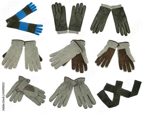 Photo: woman winter gloves woman winter gloves