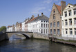 Historical Houses in Bruges, Belgium