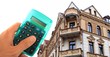 Haus Wohnung mit Taschenrechner
