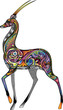 Vektor: Antelope. Antelope.