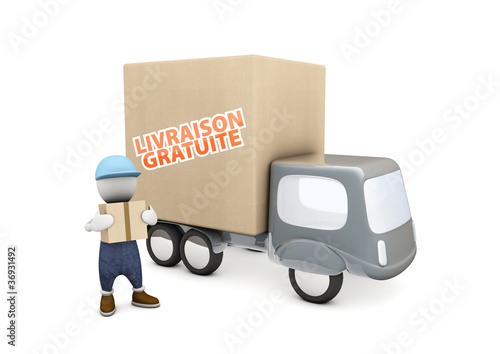 Illustration: livraison & livreur livraison & livreur