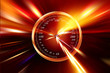 speedometer night road
