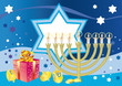 Glad background to the Jewish holiday Hanukkah