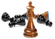 Chess isolated on white background
