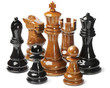 Chess isolated on white background