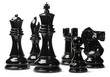 Chess isolated on white background