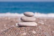 The Heap of stones against the sea The Heap of stones against the sea