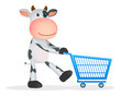 funny cartoon cow