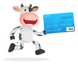 funny cartoon cow