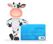 funny cartoon cow