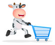 funny cartoon cow
