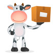 funny cartoon cow