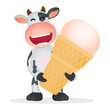 funny cartoon cow
