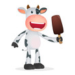 funny cartoon cow