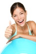 Fitness woman pilates