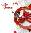 Christmas table setting
