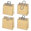 Brown Paper Bag - isolated on white