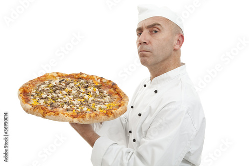 Photo: baker of pizza baker of pizza