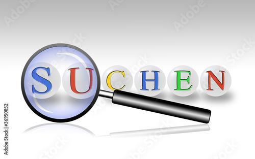 Illustration: Lupe - Suchen Lupe - Suchen