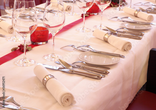 Foto: Gedeckter Tisch Gedeckter Tisch