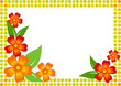 rote blumen hintergrund gepunktet