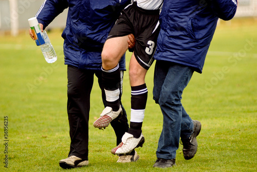 Photo: sportsman injuries sportsman injuries