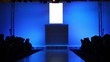 people are waiting for beginning of fashion show people are waiting for beginning of fashion show