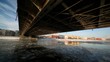 Video: Ship sails under Crimean bridge and move to other side Ship sails under Crimean bridge and move to other side