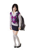Chinese school girl portrait.