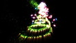 Snow Tree of the stars and particles
