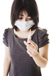 Sick Chinese woman.