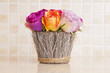 Foto: Fake flowers on the kitchen bench Fake flowers on the kitchen bench