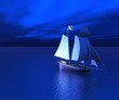 Illustration: 3D_Sailing_Ship_105 3D_Sailing_Ship_105
