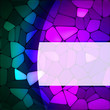 Stained glass design template. EPS 8