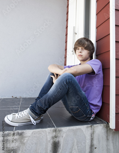 Photo: teenager pout boredom teenager pout boredom