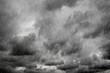 Stormy black sky