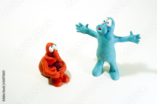 Photo: plasticine characters plasticine characters