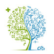 Vektor: Medical tree concept for your design Medical tree concept for your design
