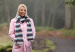 Photo: Young woman on autumn walk Young woman on autumn walk