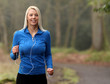 Photo: Young girl jogging Young girl jogging