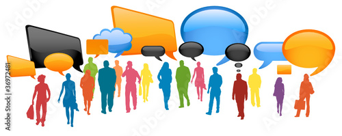 Vector: réseau social réseau social